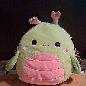 Cute Green and Pink Plush Toy